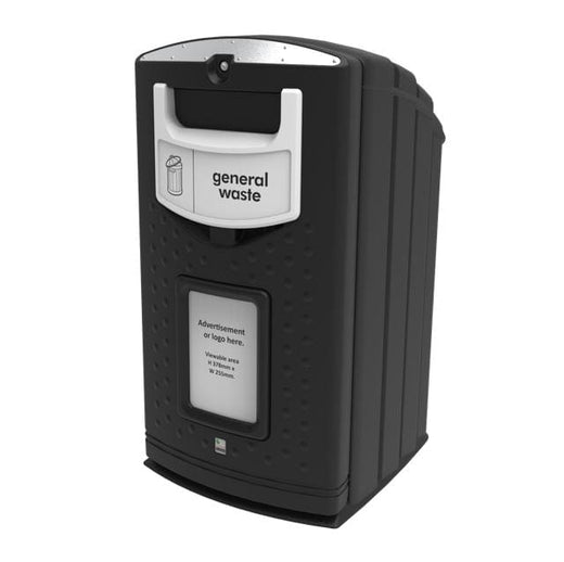 240 litre Envirobank Recycling Bin with a white front aperture for general waste.