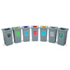Freestanding Colour Coded Recycling Bin - Available in 3 Sizes