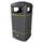 Heritage Square Hooded Outdoor Litter Bin - 110 Litre