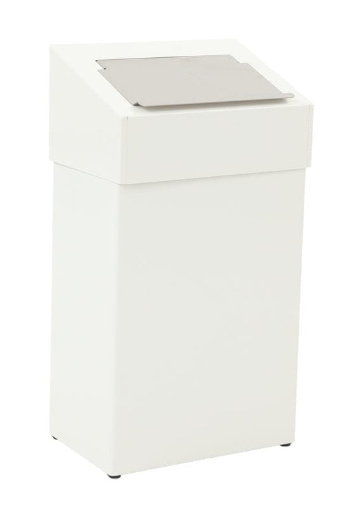 Hygi-top Sanitary Waste Bin with a self-closing aperture and fitted anti-skid feet 