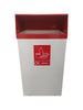 Metal Hooded Colour Coded Recycling Bins - 60 & 80 Litre Available