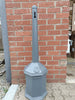 Freestanding Cigarette Bin with Internal Galvanised Bucket - Reduced to Clear