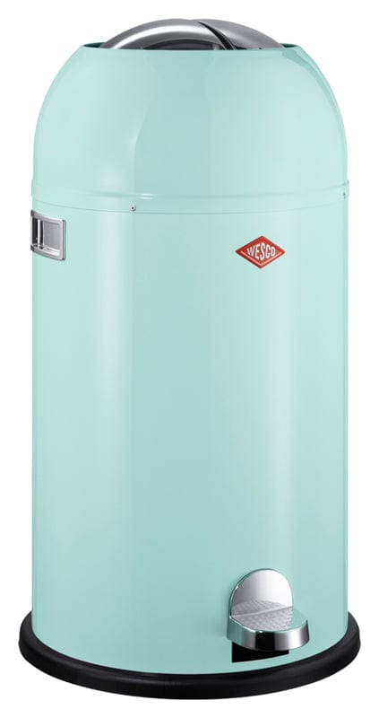 Freestanding powder coated pedal bin, complete with side carrying handles and pedal