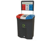 Meridian Triple Recycling Bin - 110 Litre