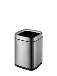 Laguna Open Top Matt Stainless Steel Litter Bin - 3 Sizes Available