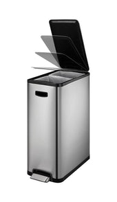 EcoSlim 2x20-Litre Foot Pedal Recycling Bin