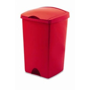 Lift Top Litter Bin in 5 Colours with optional recycling sticker - 48 Litre