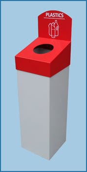 Metro Compact Recycling Bin - 80 Litre