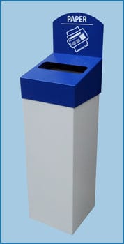 Metro Compact Recycling Bin - 80 Litre
