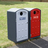 Mini Cyclo Outdoor Recycling Bin - 112 Litre
