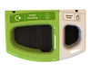 Meridian Dual Aperture Recycling Bin - 110 Litre