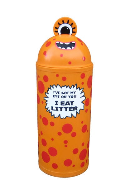 Colourful Monster Litter bin in 2 Sizes