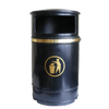Nickleby Outdoor Mountable Waste Bin - 40 Litre
