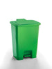 30 Litre pedal operated step bin in green