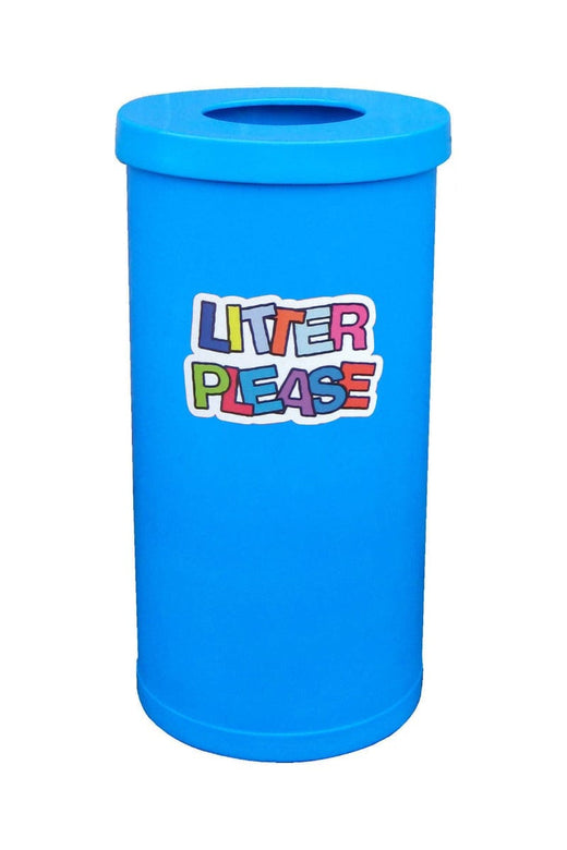 Brightly Coloured Popular Litter Bin - 70 Litre