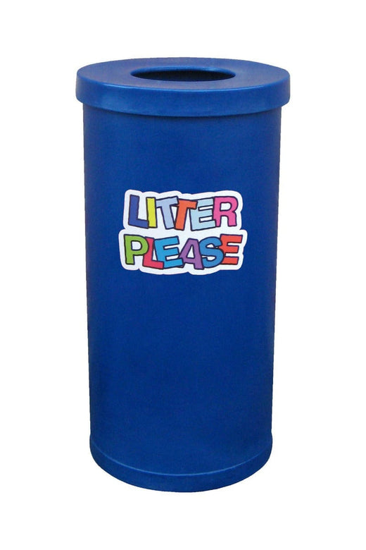 Brightly Coloured Popular Litter Bin - 70 Litre