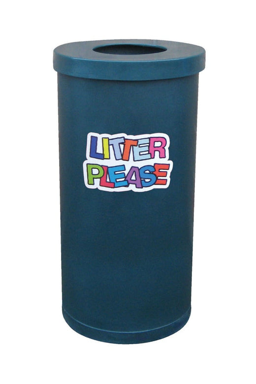 Brightly Coloured Popular Litter Bin - 70 Litre