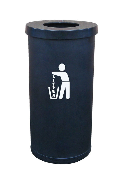 Brightly Coloured Popular Litter Bin - 70 Litre