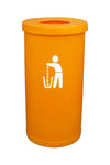 Brightly Coloured Popular Litter Bin - 70 Litre