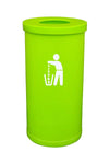 Brightly Coloured Popular Litter Bin - 70 Litre
