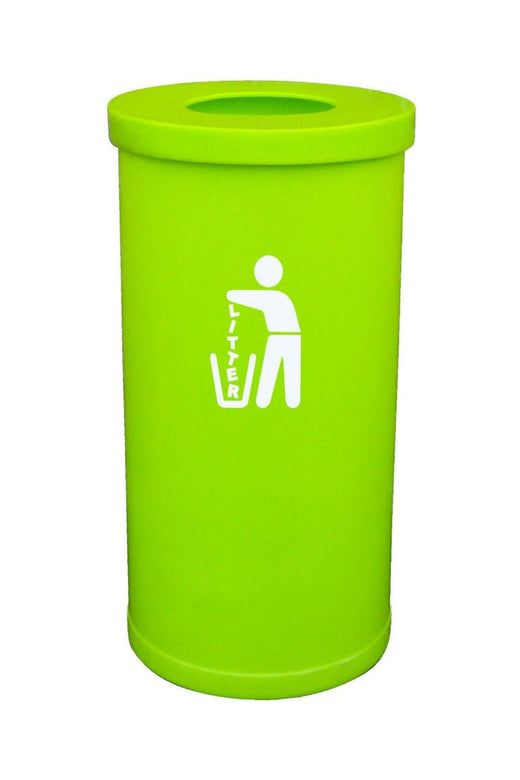 Brightly Coloured Popular Litter Bin - 70 Litre