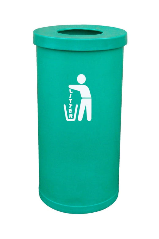 Brightly Coloured Popular Litter Bin - 70 Litre