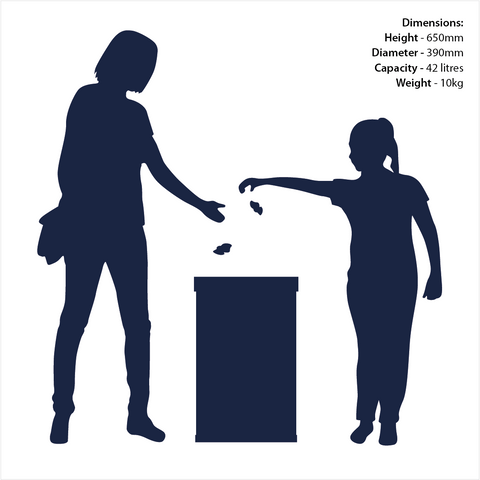 Popular Character Recycling Bins - 70 Litre