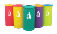 Brightly Coloured Popular Litter Bin - 70 Litre