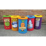 Popular Character Recycling Bins - 70 Litre