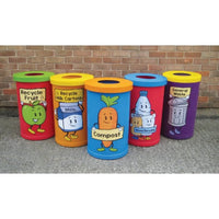 Popular Character Recycling Bins - 42 & 70 Litre Available