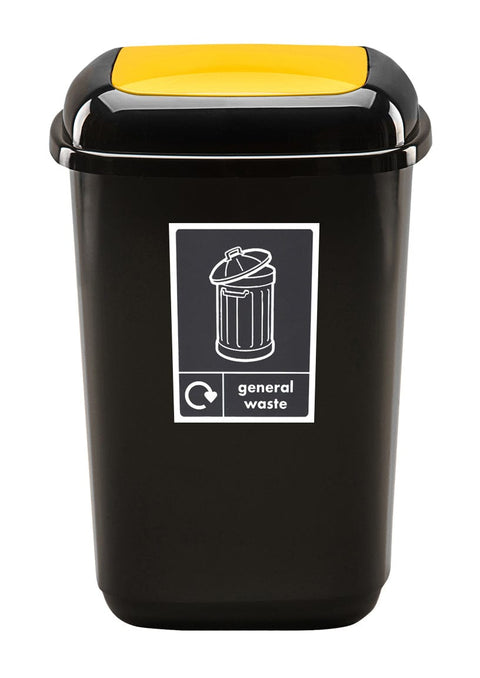Plastic Push Lid 45 litre Recycling Bin