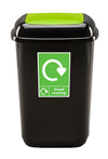 Plastic Push Lid 45 litre Recycling Bin