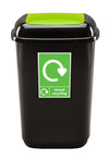 Plastic Push Lid 45 litre Recycling Bin