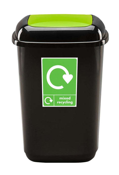 Plastic Push Lid 45 litre Recycling Bin