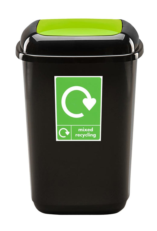 Plastic Push Lid 45 litre Recycling Bin