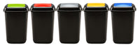 Plastic Push Lid 12-litre Recycling Bin