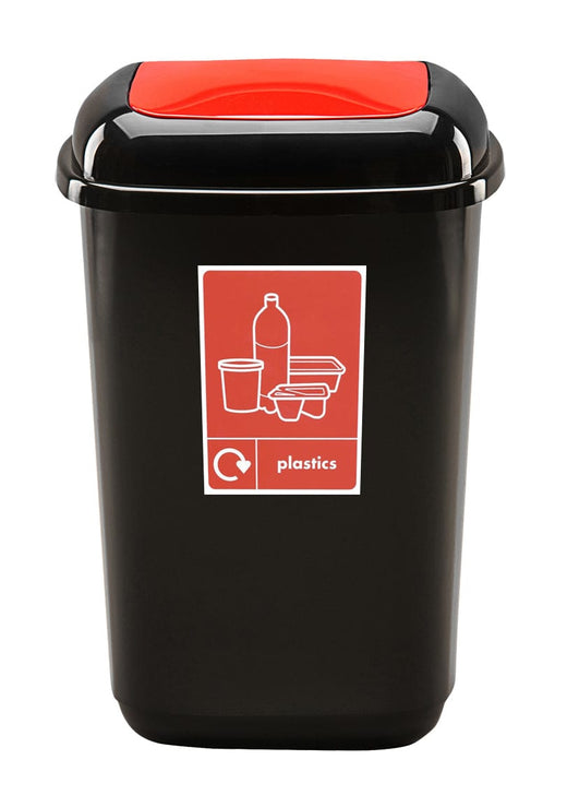 Plastic Push Lid 45 litre Recycling Bin