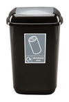Plastic Push Lid 45 litre Recycling Bin