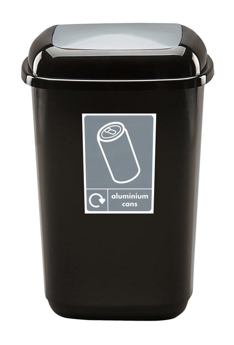 Plastic Push Lid 45 litre Recycling Bin