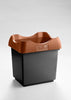 Open Top Recycling Bin with Coloured Lids and Stickers - 30 Litre