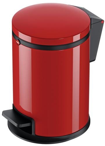 3L Hailo Pure Cosmetic Bin in Red with a Foot Pedal Mechanism.