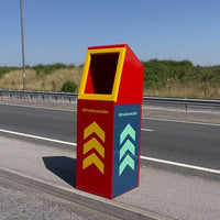 Roadside Litter Bin - 140 Litre