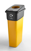 Slim Profile Coloured Recycling Bin - 55 Litre