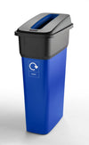 Slim Profile Coloured Recycling Bin - 55 Litre