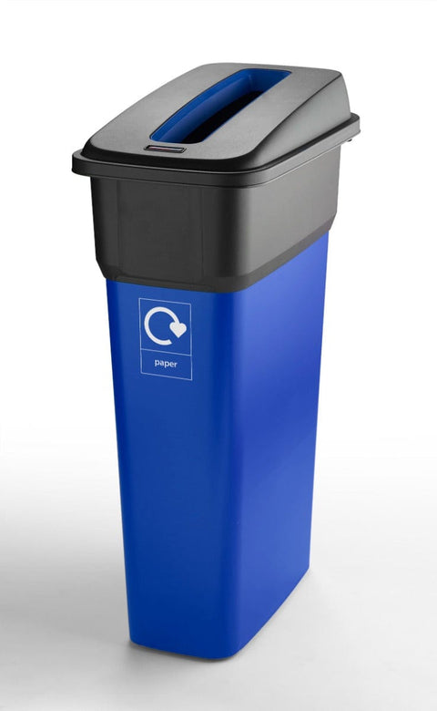 Slim Profile Coloured Recycling Bin - 55 Litre