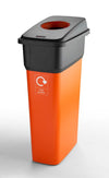 Slim Profile Coloured Recycling Bin - 55 Litre