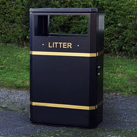 Heavy Duty Outdoor Slimline Bin - 90 Litres