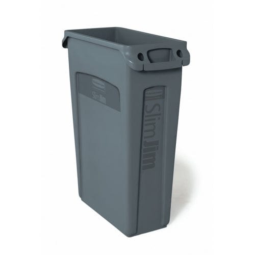 Slim Jim Waste Container with Venting Channels - 87 Litre