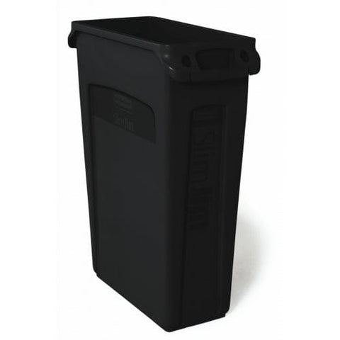 Slim Jim Waste Container with Venting Channels - 87 Litre