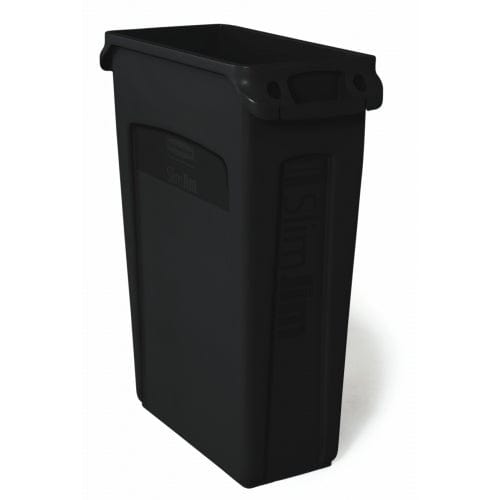 Slim Jim Waste Container with Venting Channels - 87 Litre
